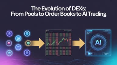 The Evolution of DEXs: From Pools to Order Books to AI Trading